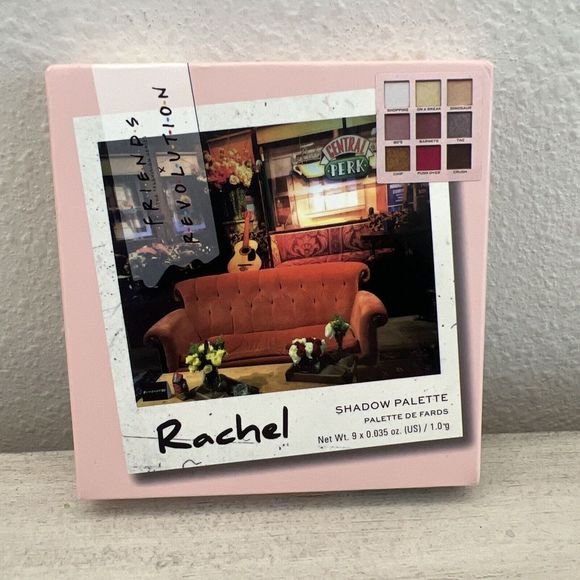 Friends x Revolution "Rachel" Eye Shadow Palette 9 Colors New With Box - Picture 1 of 6